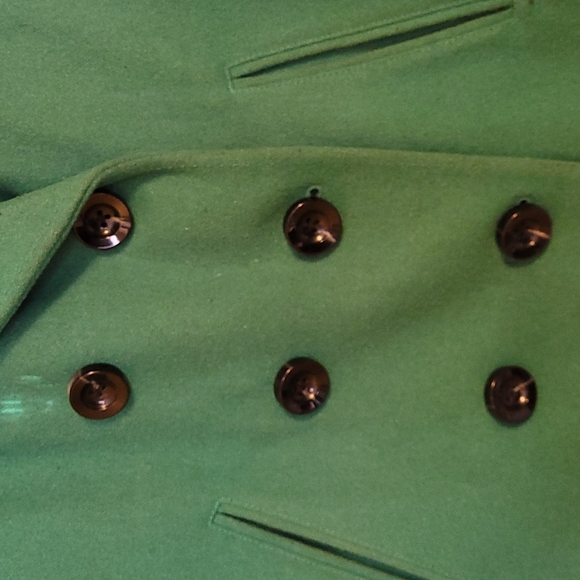 Merona Green Wool Coat - Picture 6 of 16